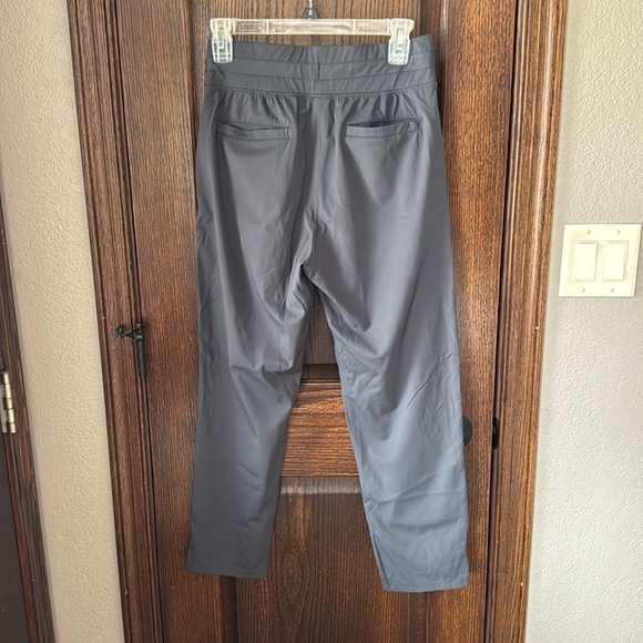 Chic Gray Drawstring Pants - Picture 5 of 6